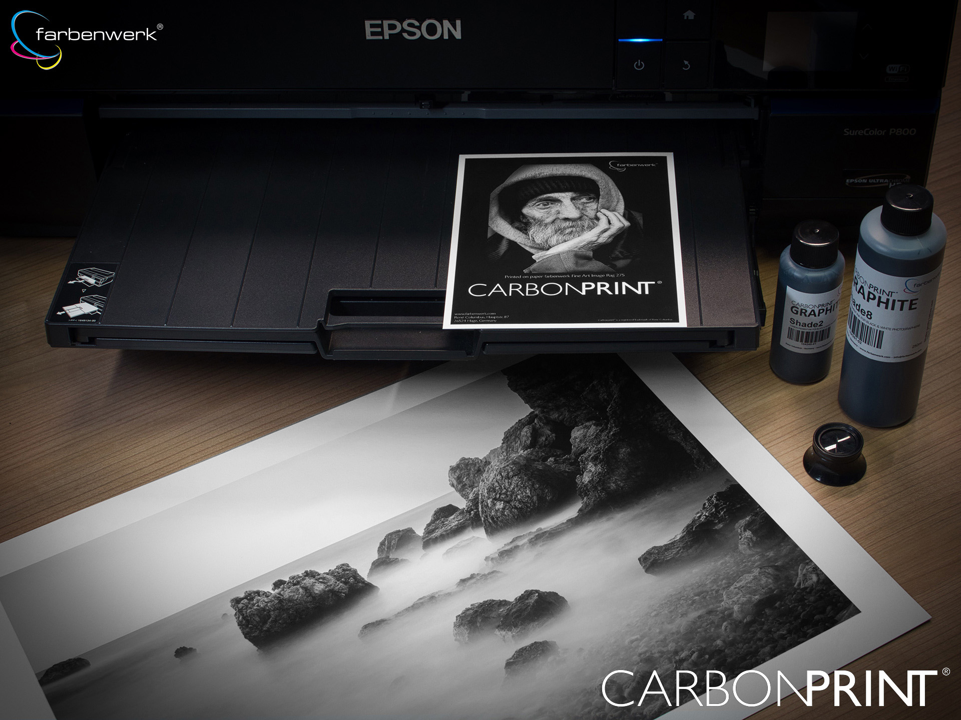 Carbonprint Graphite in einem Epson Surecolor SC-P800
